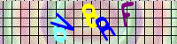 Blue Captcha Image