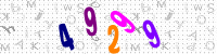 Blue Captcha Image