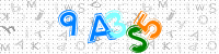 Blue Captcha Image