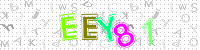 Blue Captcha Image