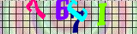 Blue Captcha Image