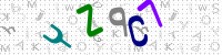 Blue Captcha Image