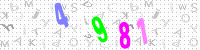 Blue Captcha Image