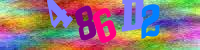 Blue Captcha Image