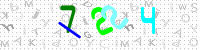 Blue Captcha Image