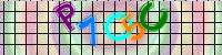 Blue Captcha Image
