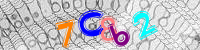 Blue Captcha Image