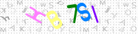 Blue Captcha Image