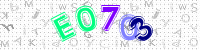 Blue Captcha Image