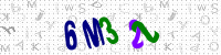 Blue Captcha Image