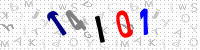 Blue Captcha Image