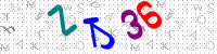 Blue Captcha Image