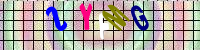 Blue Captcha Image