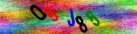 Blue Captcha Image