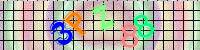 Blue Captcha Image
