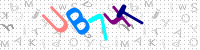 Blue Captcha Image