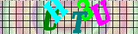 Blue Captcha Image
