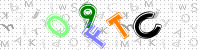 Blue Captcha Image