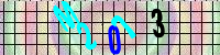Blue Captcha Image