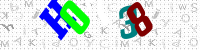 Blue Captcha Image