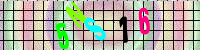 Blue Captcha Image