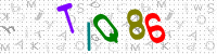 Blue Captcha Image
