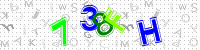 Blue Captcha Image