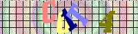 Blue Captcha Image
