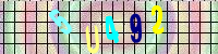 Blue Captcha Image