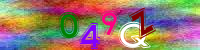 Blue Captcha Image