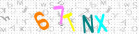 Blue Captcha Image